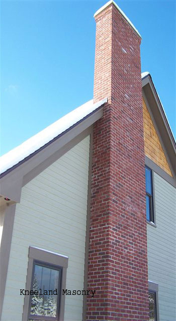 Massive Brick Chimney In Vermont