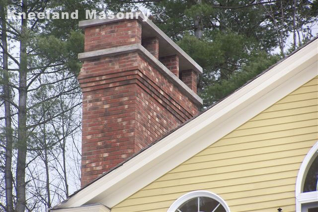 Beautifully crafted brick chimney